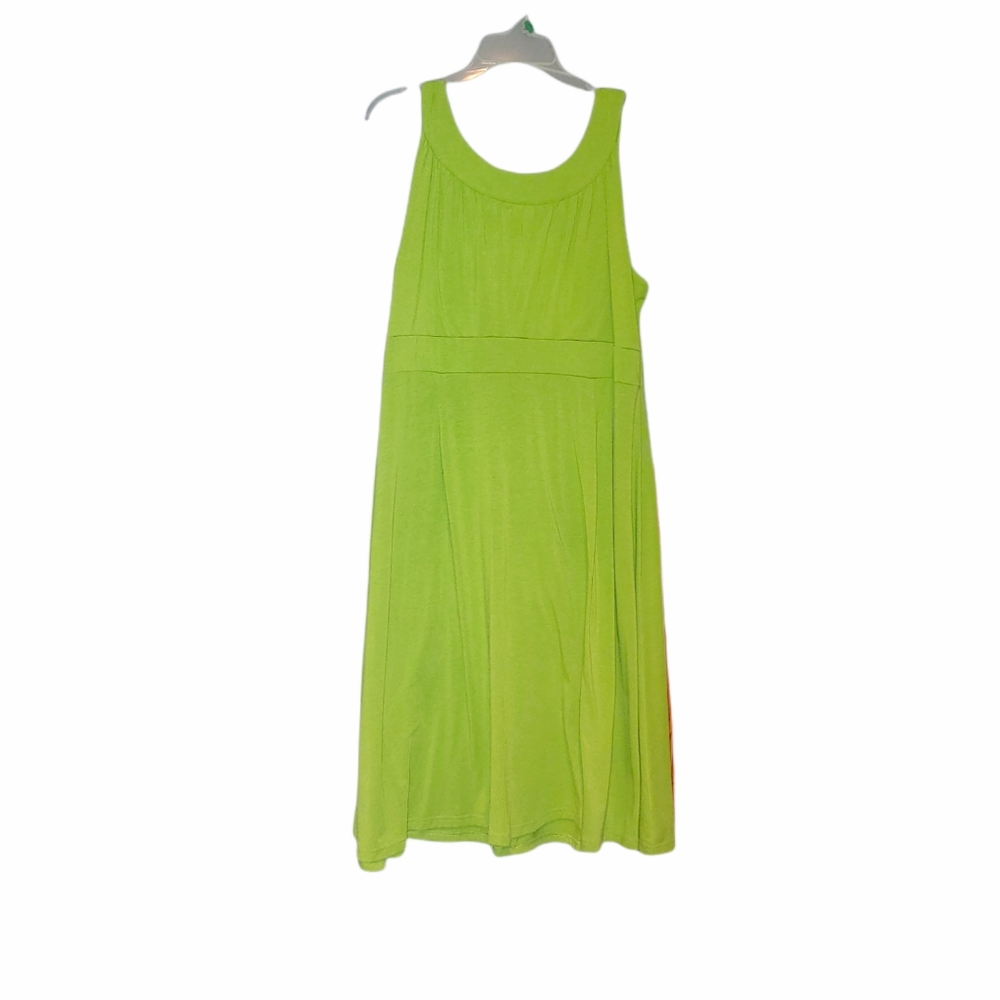 Lane Bryant green sleeveless dress size 14/16